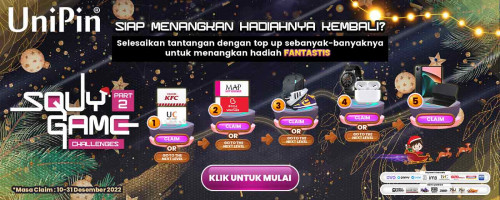 KAMU TELAH DI UNDANG! Siap Selesaikan Tantangan & Menangkan Hadiahnya Kembali? Squy Game Challenge Part 2 Telah Dimulai!